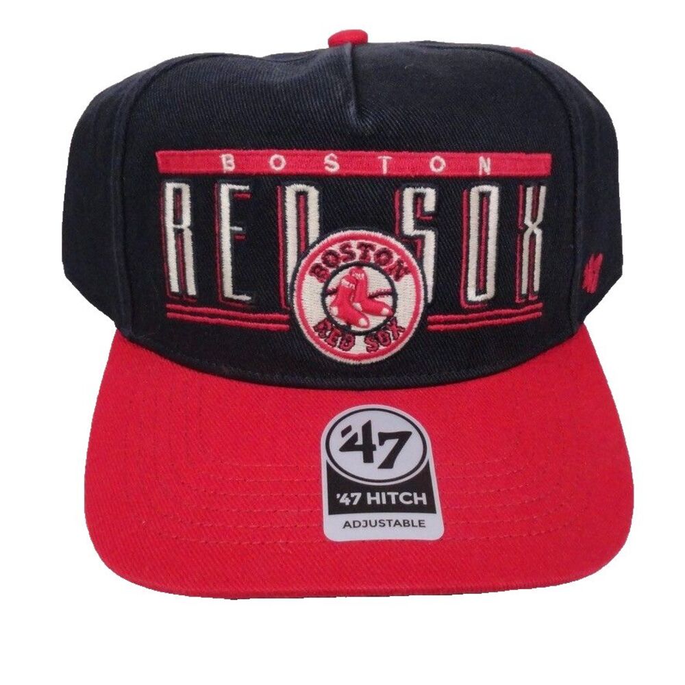 Boston Red Sox Hat Cap Snapback 47 Hitch Cooperstown Collection MLB Baseball New